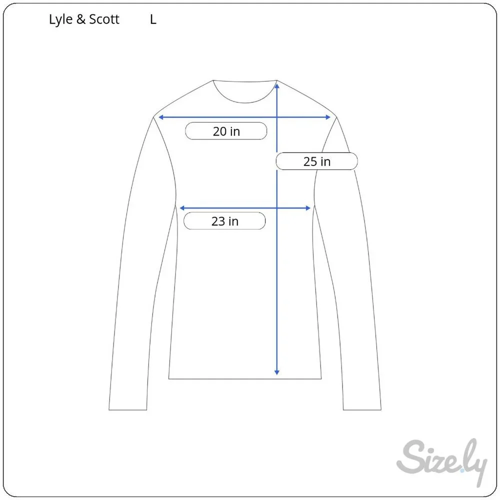 Lyle & Scott Mens Brown Cable Knit V-Neck Sweater L Combed‎ Cotton Scotland